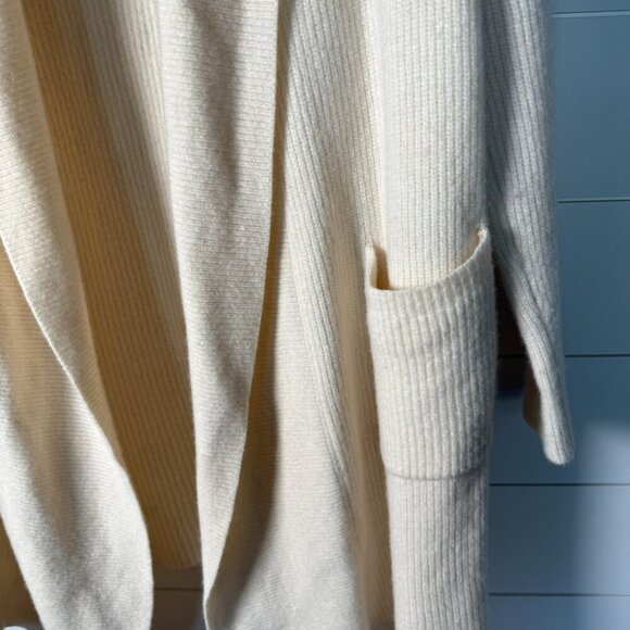 POLO RALPH LAUREN OPEN FRONT CARDIGAN - WOOL/CASHMERE BLEND Sz Large - Picture 5 of 9